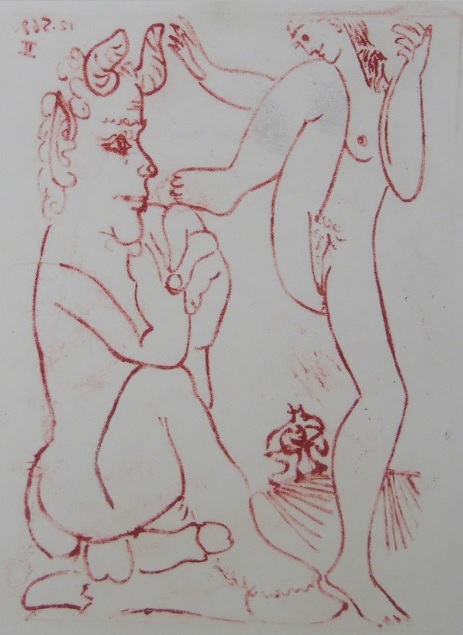Faune et Bacchante , avec Combat de Faunes, 1968