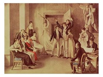 Leopold Kupelwieser - The family of Franz Schubert playing games